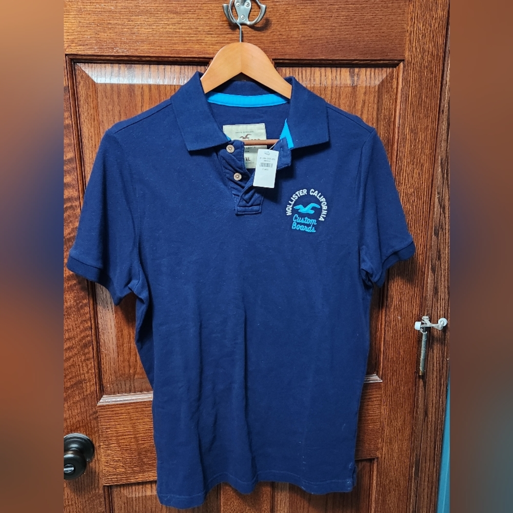 Hollister mens polo shirt size xl